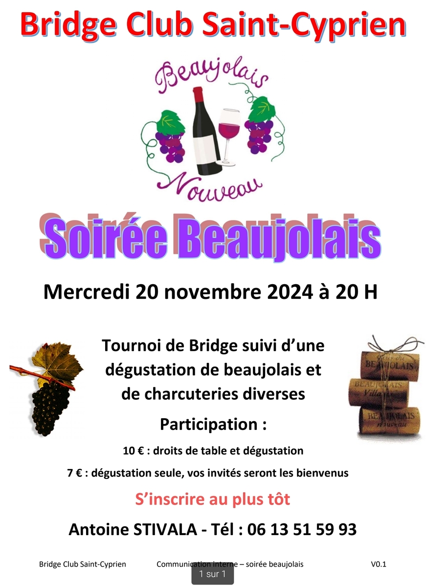 Tournoi du Beaujolais nouveau 